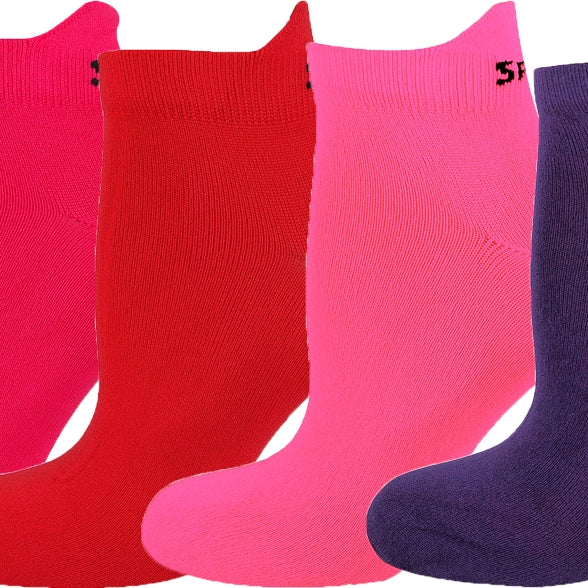 Mysocks 4 Pairs Multi Colour Trainer Socks | Combed Cotton & Seamless Toe