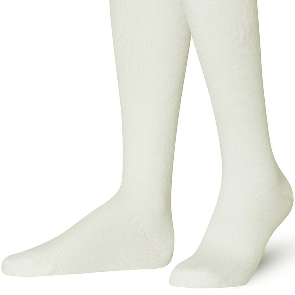 Unisex wearing cream Mysocks knee-high combed cotton socks