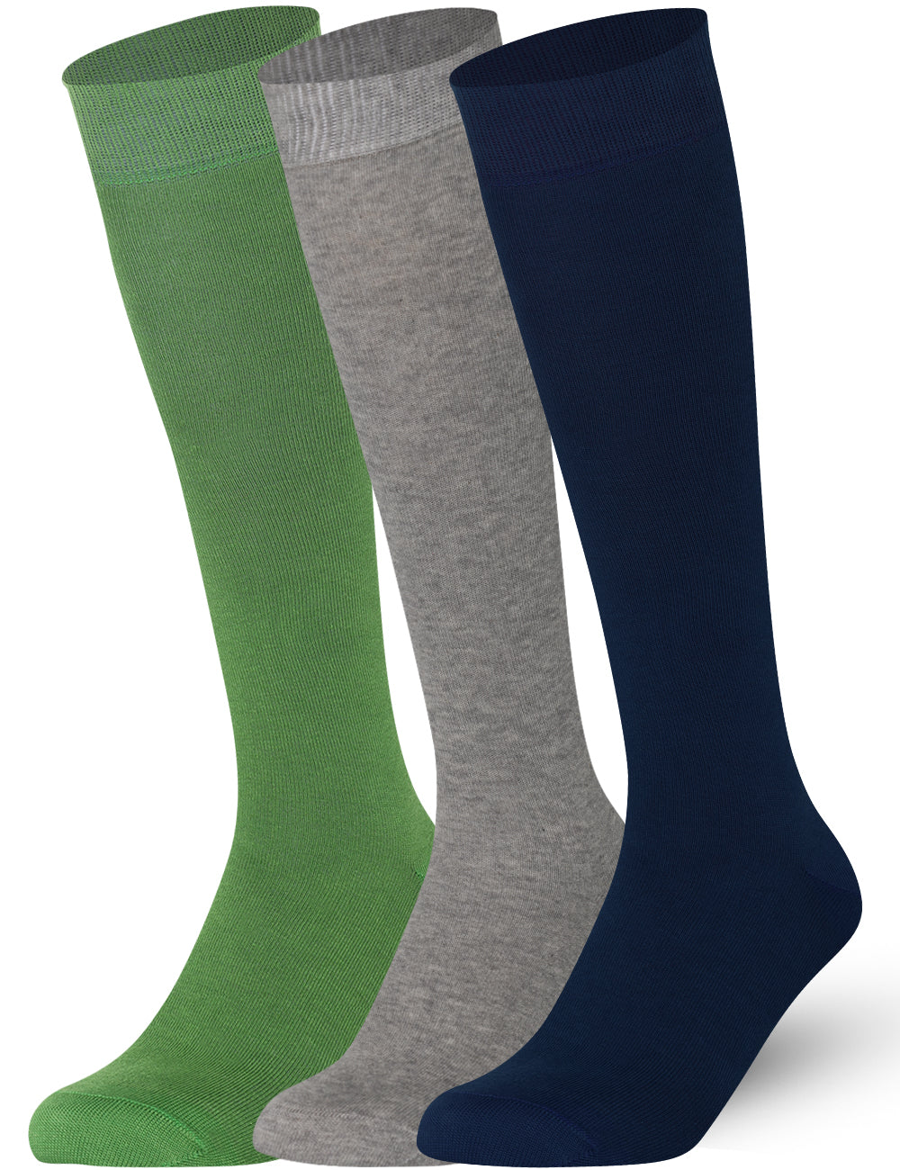 Multicolour Mix Mysocks knee high Plain socks made of extra fine combed cotton.