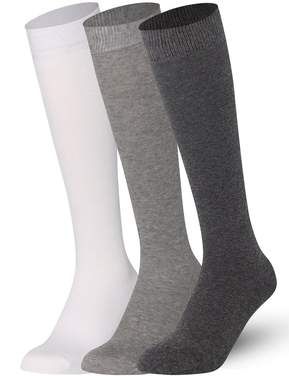 Multicolour Mix Mysocks knee high Plain socks made of extra fine combed cotton.