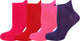 Mysocks 4 Pairs Multi Colour Trainer Socks | Combed Cotton & Seamless Toe