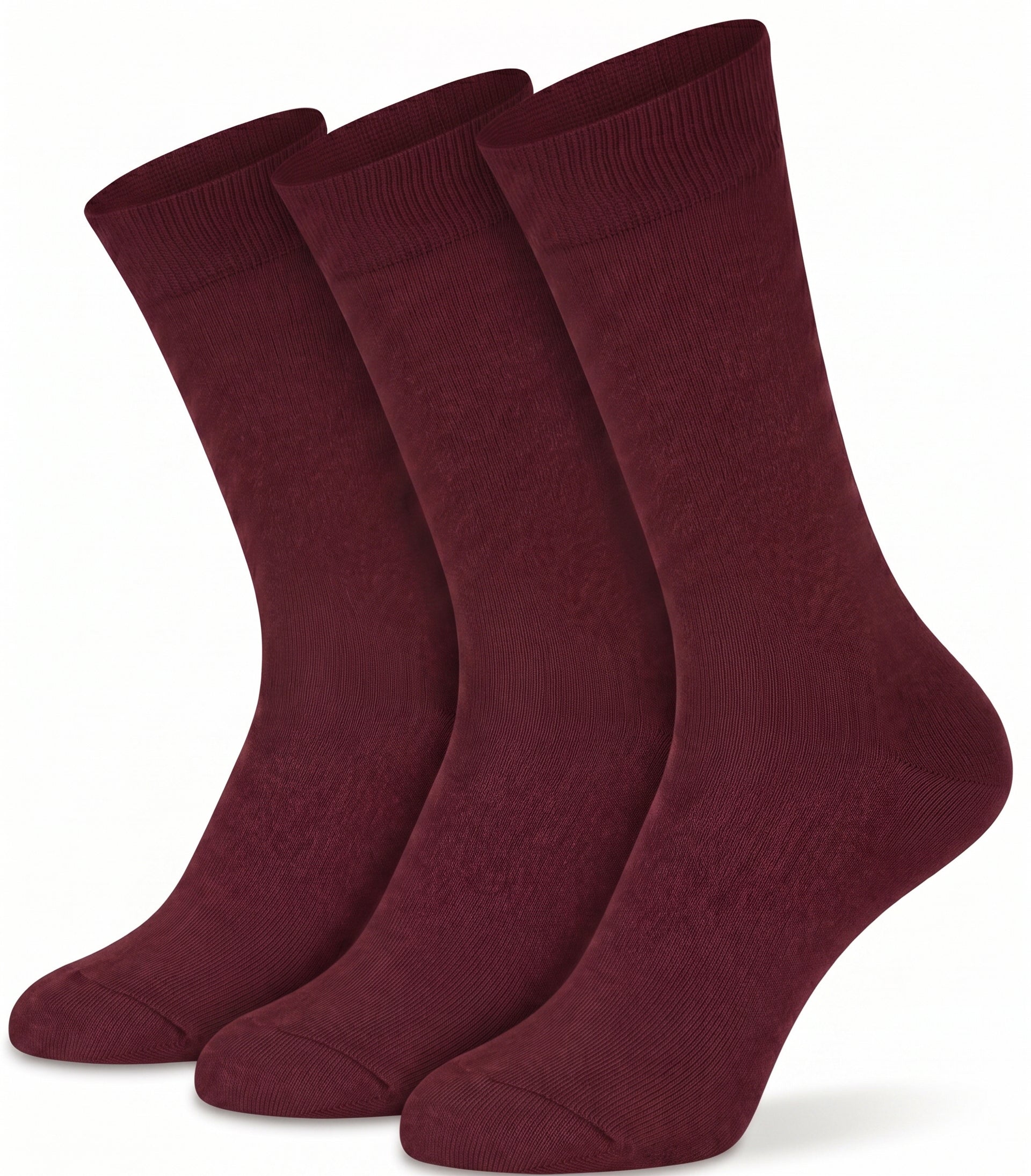 Mysocks Plain 3 Pairs Socks | Combed Cotton & Seamless Toe 01