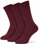 Mysocks Plain 3 Pairs Socks | Combed Cotton & Seamless Toe 01