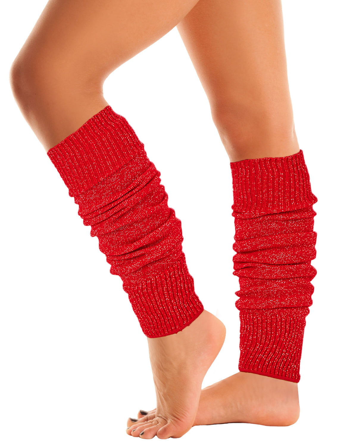 Mysocks Leg Warmer Glitter Speckled | Red