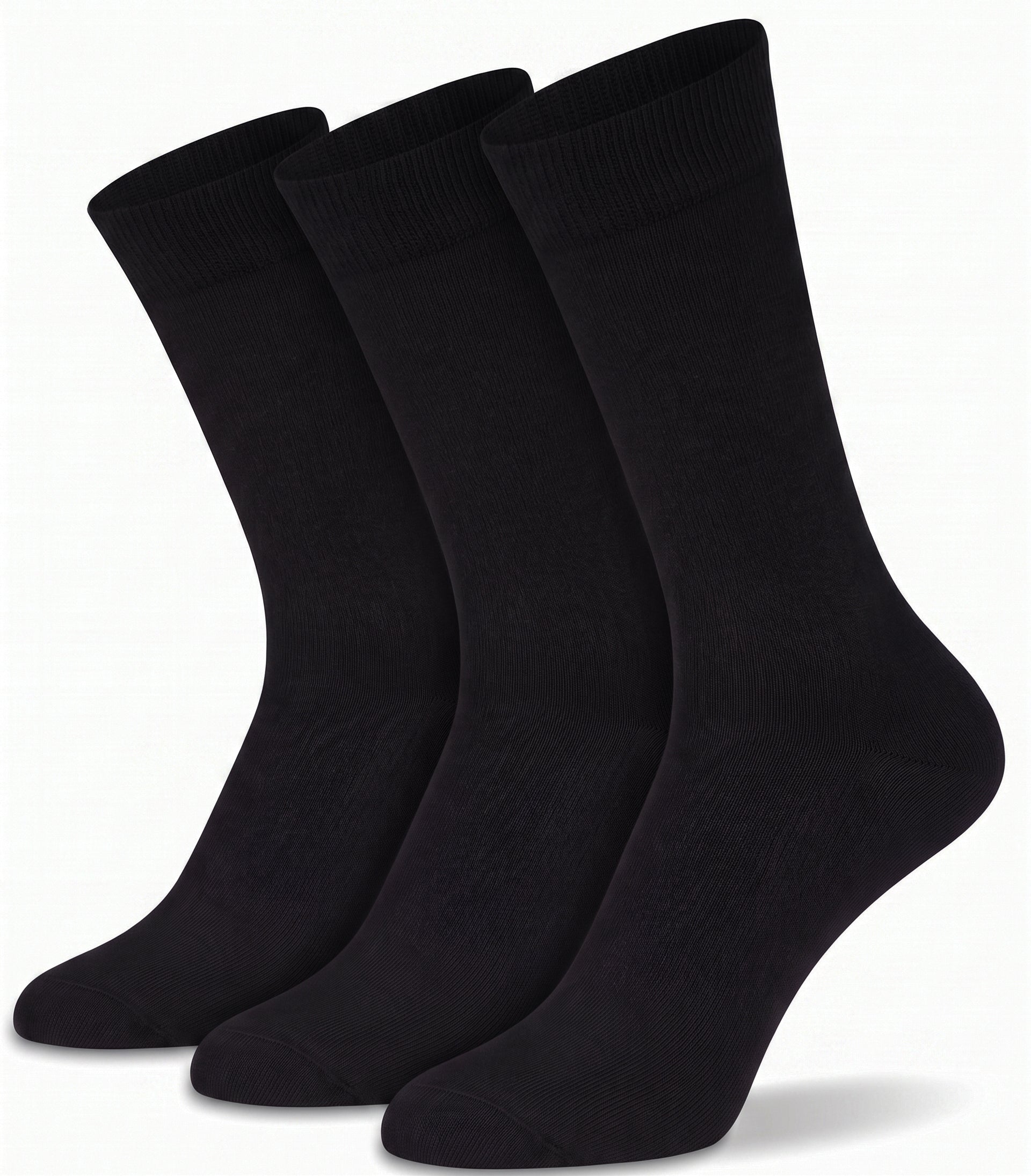 Mysocks Plain 3 Pairs Socks | Combed Cotton & Seamless Toe 04