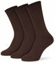 Mysocks Plain 3 Pairs Socks | Combed Cotton & Seamless Toe 04