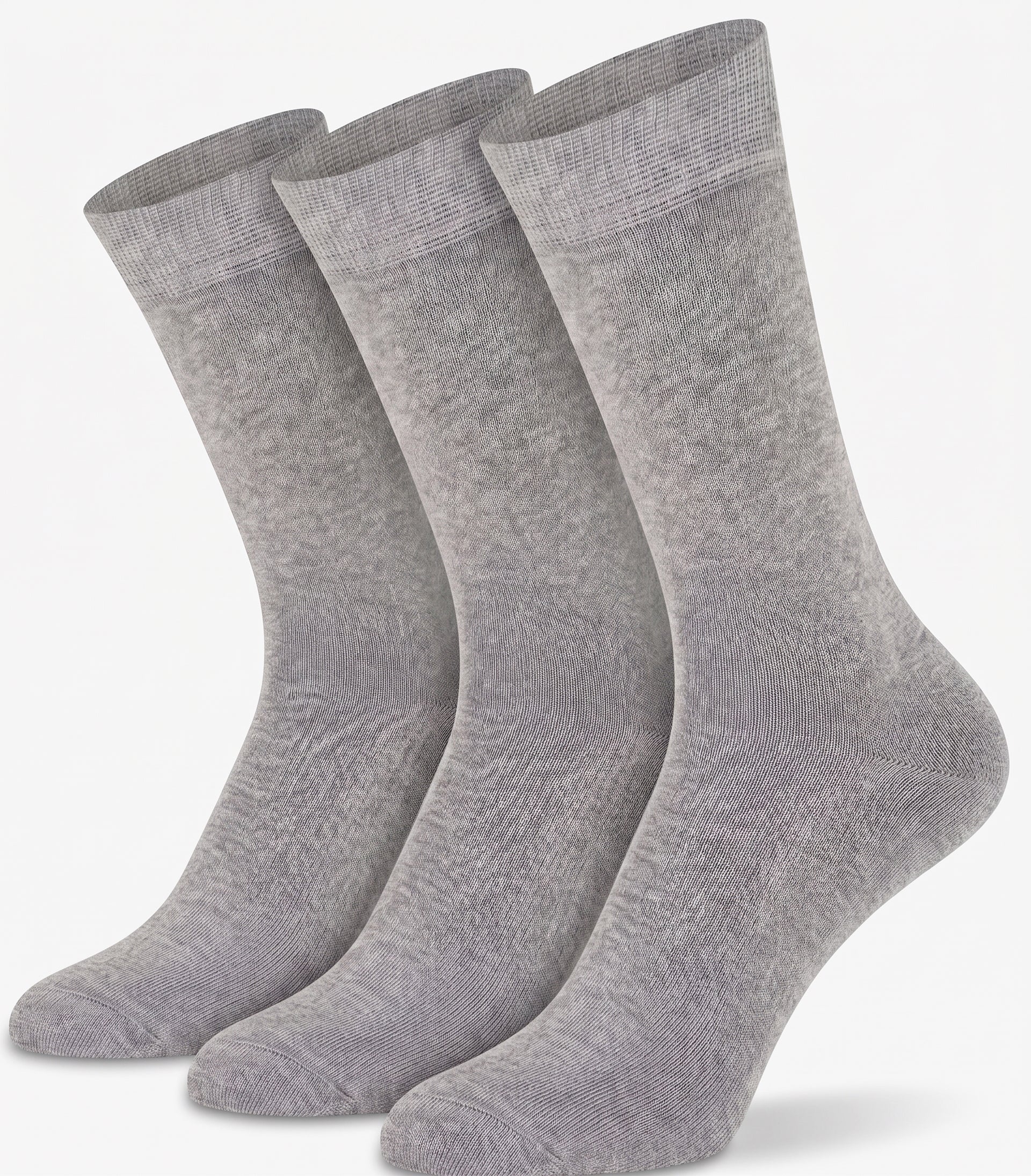 Mysocks Plain 3 Pairs Socks | Combed Cotton & Seamless Toe 04