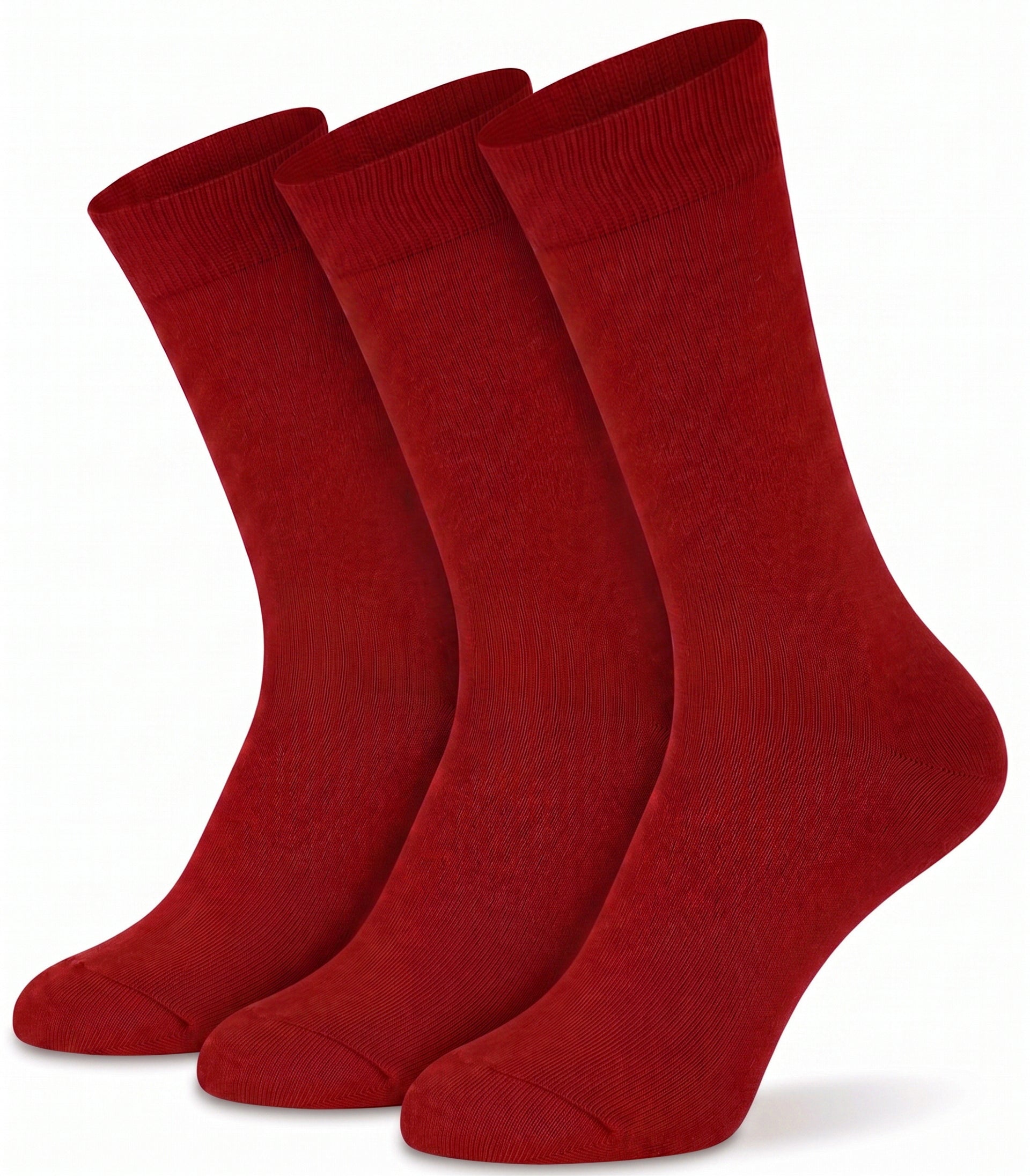 Mysocks Plain 3 Pairs Socks | Combed Cotton & Seamless Toe 01
