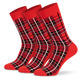 Mysocks Multibuy Checkboard Design Socks | Combed Cotton & Seamless Toe