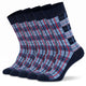 Mysocks Multibuy Checkboard Design Socks | Combed Cotton & Seamless Toe