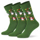 Mysocks Xmas Festive Penguins Socks | Combed Cotton & Seamless Toe
