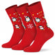 Mysocks Xmas Festive Penguins Socks | Combed Cotton & Seamless Toe