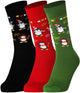 Mysocks Xmas Festive Penguins Socks | Combed Cotton & Seamless Toe