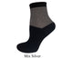 Women's luxury black ankle sock featuring a half glittered sparkly top glitter