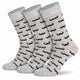 Mysocks Multi Design 3 Pairs Socks | Combed Cotton & Seamless Toe