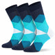 Mysocks Diamond Design Socks | Combed Cotton & Seamless Toe
