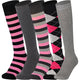 Mysocks Multi Design 5 Pairs Knee High Socks | Combed Cotton & Seamless Toe