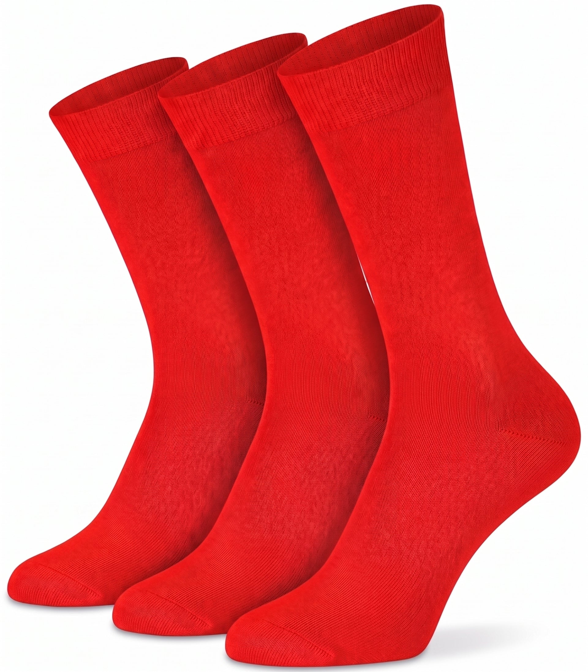 Mysocks Plain 3 Pairs Socks | Combed Cotton & Seamless Toe 01