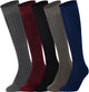 Mysocks Ribbed Knee High Socks | Combed Cotton & Seamless Toe