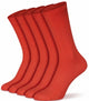 Mysocks Plain 5 Pairs Socks | Combed Cotton & Seamless Toe 01