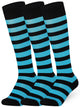 Mysocks Stripe 3 Pairs Knee High Socks | Combed Cotton & Seamless Toe