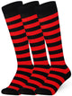 Mysocks Stripe 3 Pairs Knee High Socks | Combed Cotton & Seamless Toe