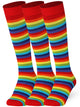 Mysocks Kids Rainbow Knee High Socks | Combed Cotton & Seamless Toe