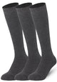 Plain Anthracite Mysocks knee high socks made of extra fine combed cotton.