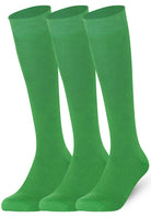 Plain Green Mysocks knee high socks made of extra fine combed cotton.