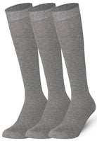 Plain Ash Mysocks knee high socks made of extra fine combed cotton.