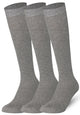 Plain Ash Mysocks knee high socks made of extra fine combed cotton.