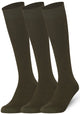 Plain Khaki Mysocks knee high socks made of extra fine combed cotton.