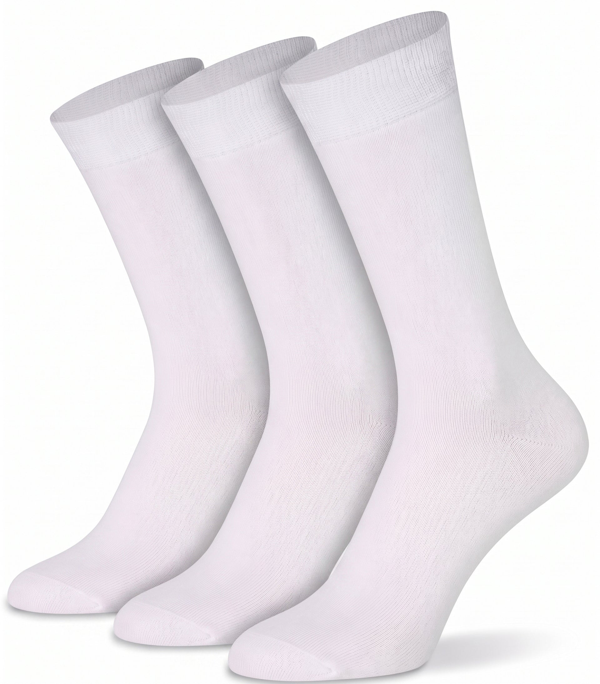Mysocks Plain 3 Pairs Socks | Combed Cotton & Seamless Toe 03