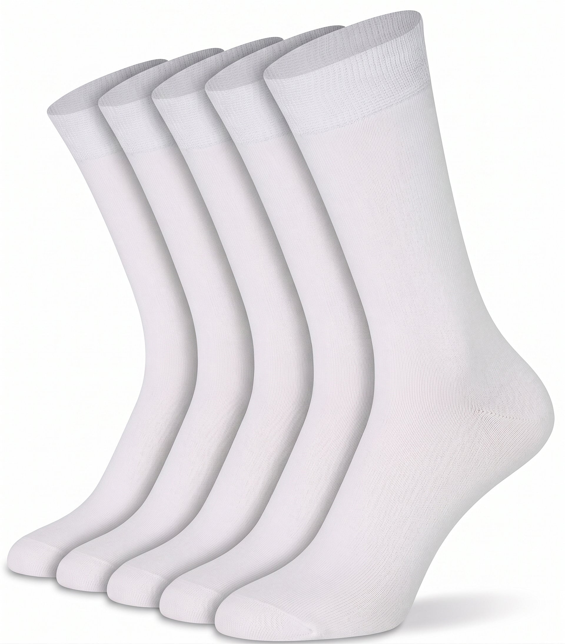 Mysocks Plain 5 Pairs Socks | Combed Cotton & Seamless Toe 03
