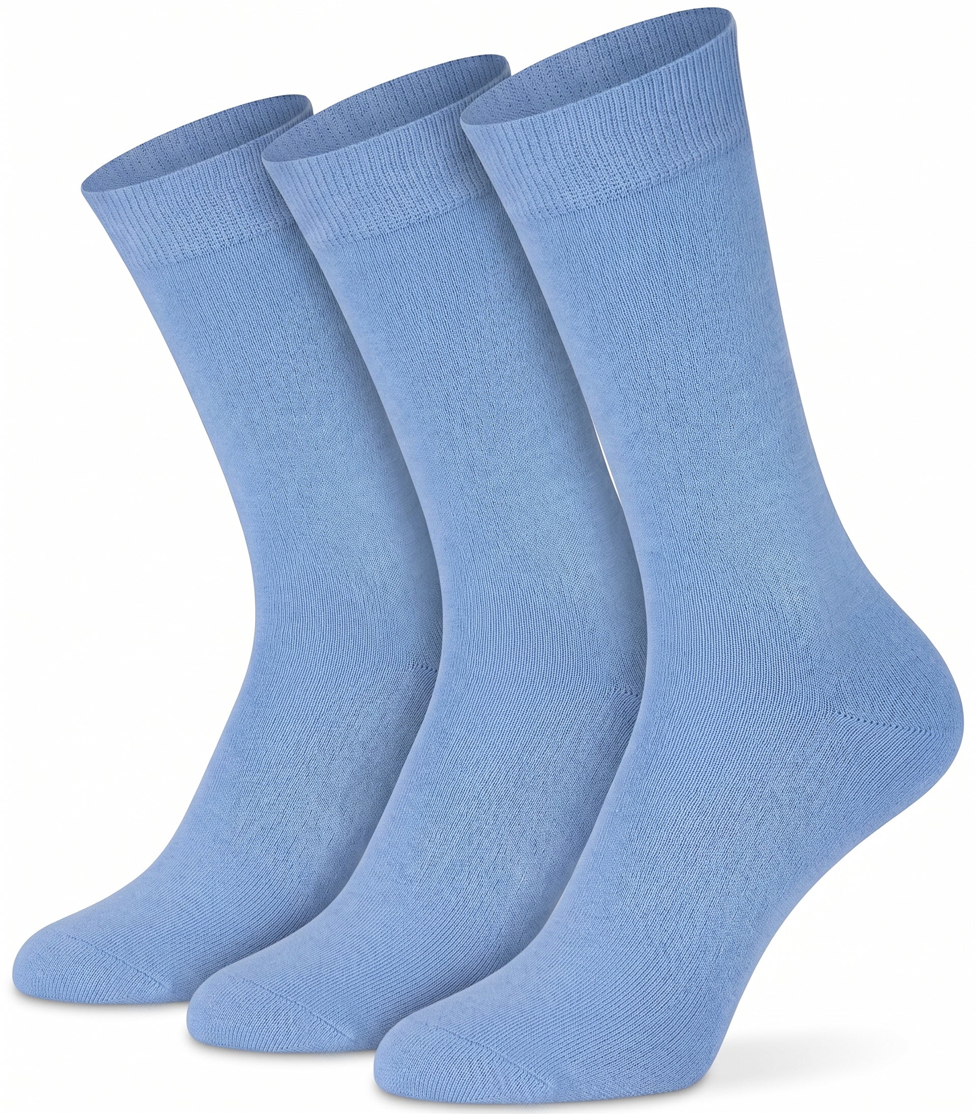 Mysocks Plain 3 Pairs Socks | Combed Cotton & Seamless Toe 02