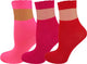 womens-neon-glitter-block-sheer-ankle-socks-3-pack