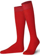 Red Blue Mysocks Kids Knee High Plain Socks