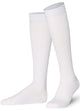 White Blue Mysocks Kids Knee High Plain Socks