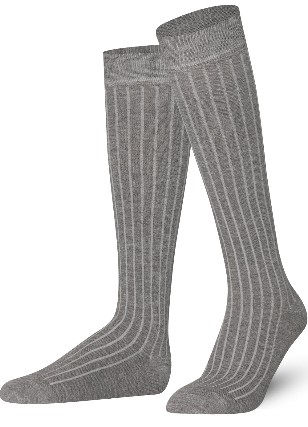 Ash Mysocks plain ribbed knee high socks made of extra fine combed cotton.