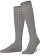 Ash Mysocks plain ribbed knee high socks made of extra fine combed cotton.