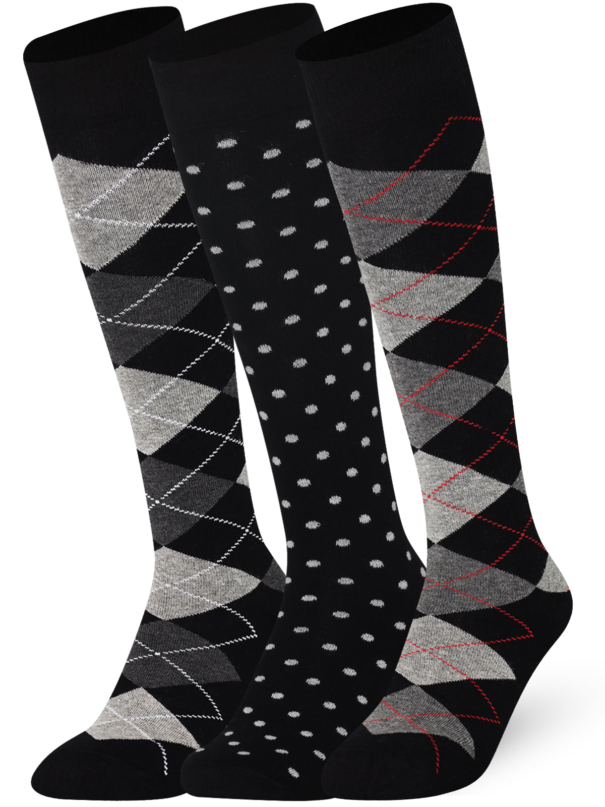 Multicolour Mix Mysocks knee high Multi design socks made of extra fine combed cotton.