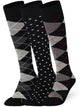 Multicolour Mix Mysocks knee high Multi design socks made of extra fine combed cotton.