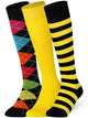 Multicolour Mix Mysocks knee high Multi design socks made of extra fine combed cotton.