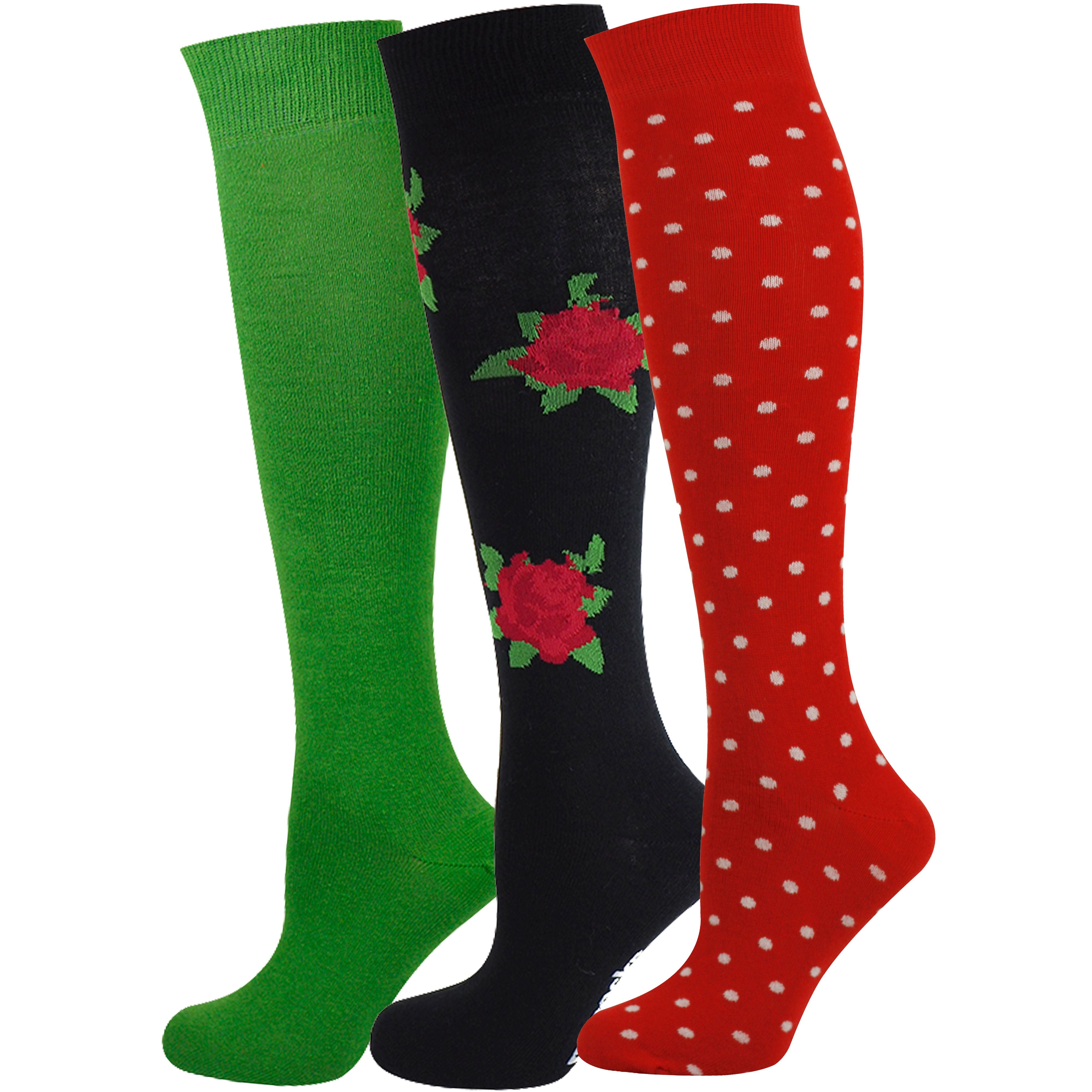 Multicolour Mix Mysocks knee high socks made of extra fine combed cotton.