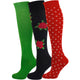 Multicolour Mix Mysocks knee high socks made of extra fine combed cotton.