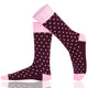 Mysocks Polka Dots Design Socks | Combed Cotton & Seamless Toe