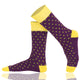 Mysocks Polka Dots Design Socks | Combed Cotton & Seamless Toe