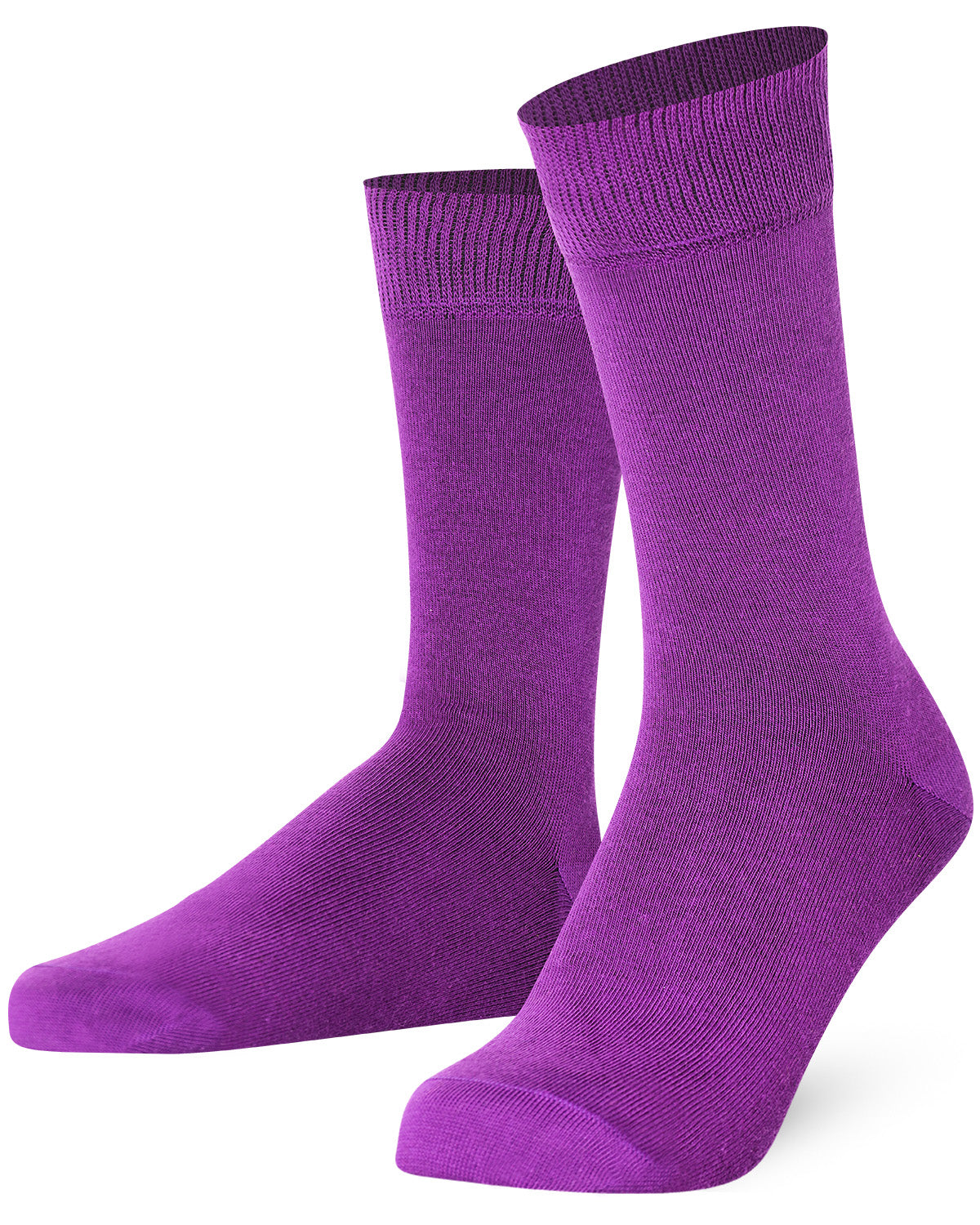 mysocks-unisex-plain-purple-cotton-crew-socks-seamless-toe