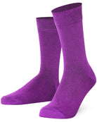 mysocks-unisex-plain-purple-cotton-crew-socks-seamless-toe