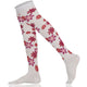 Mysocks Over the Knee Flower Combination Socks | Combed Cotton & Seamless Toe